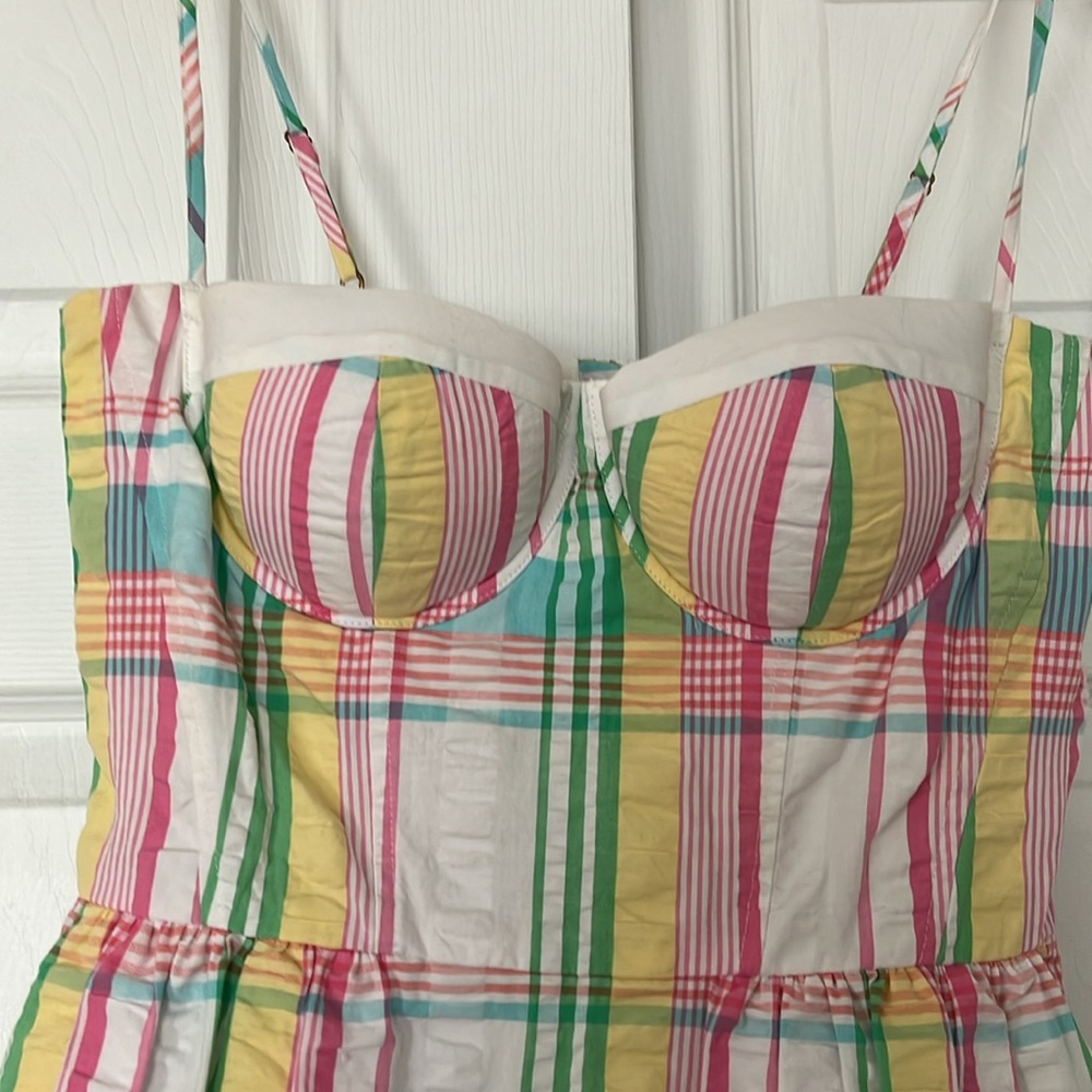 Lilly Pulitzer Georgie Dress Madras Plaid Sun Dress - Picture 4 of 15